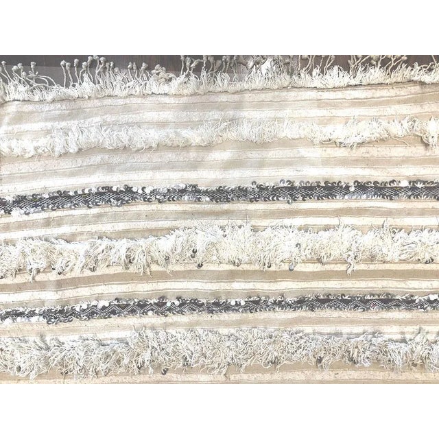 1980s 1980s Vintage Moroccan Rug With Sequins For Sale - Image 5 of 7