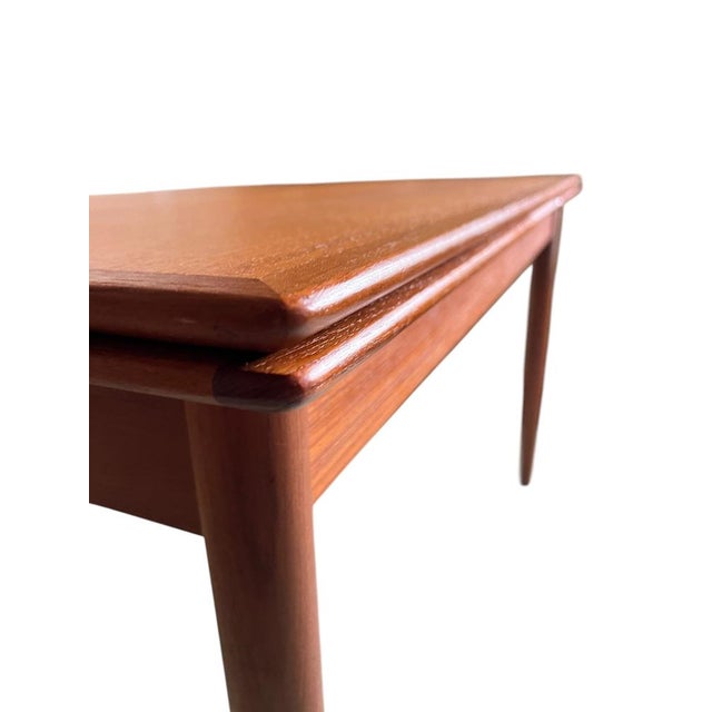 Danish Extendable Teak Dining Table by Willy Sigh for H. Sigh and Sons Mobelfabrik, 1960s For Sale - Image 10 of 13