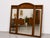 Wood Large Mid Century Modern Walnut Three Panel Mirror, C. 1960's For Sale - Image 7 of 9