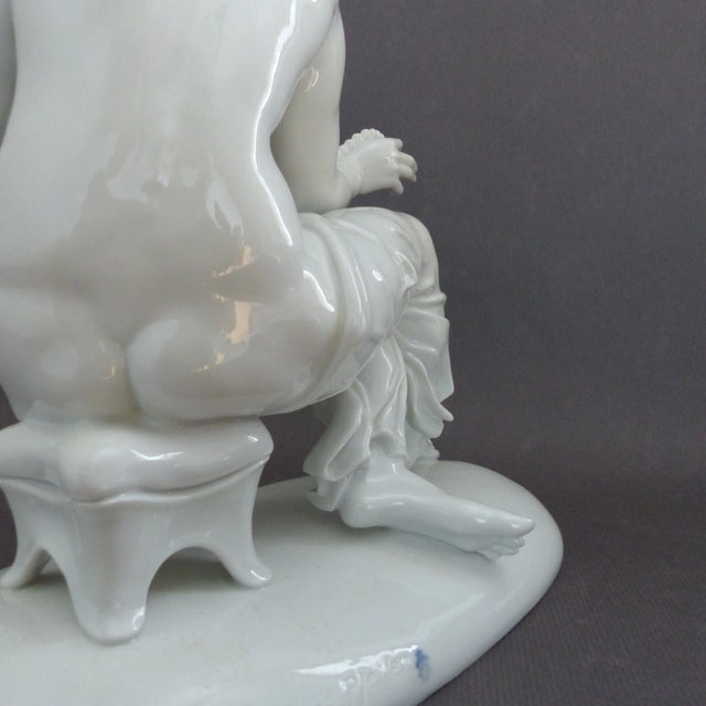 Seated Figure Sculpture by Mauritius Pfeiffer for Schwarzburger Werkstätten, 1920s For Sale - Image 4 of 18