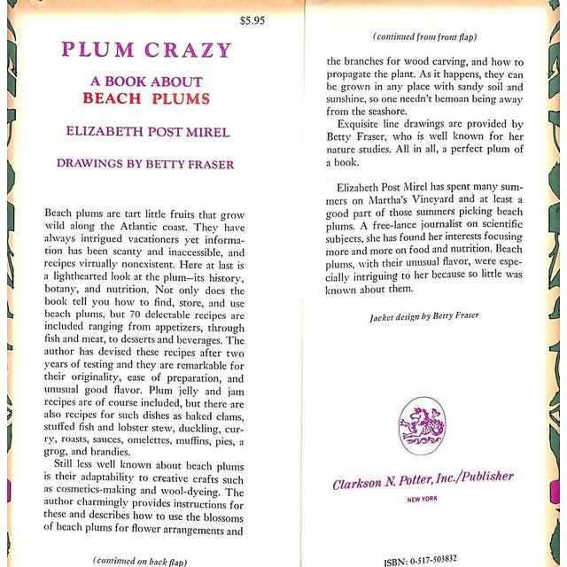 MIREL, Elizabeth Post [144] pp. Clarkson N. Potter, Inc. 1973 First Edition 7 3/4" x 5 3/4" Drawings by Betty Fraser