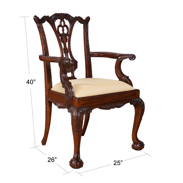 This set of ten Standard Chippendale Chairs by Niagara Furniture has sold so well over the years that it has become known...