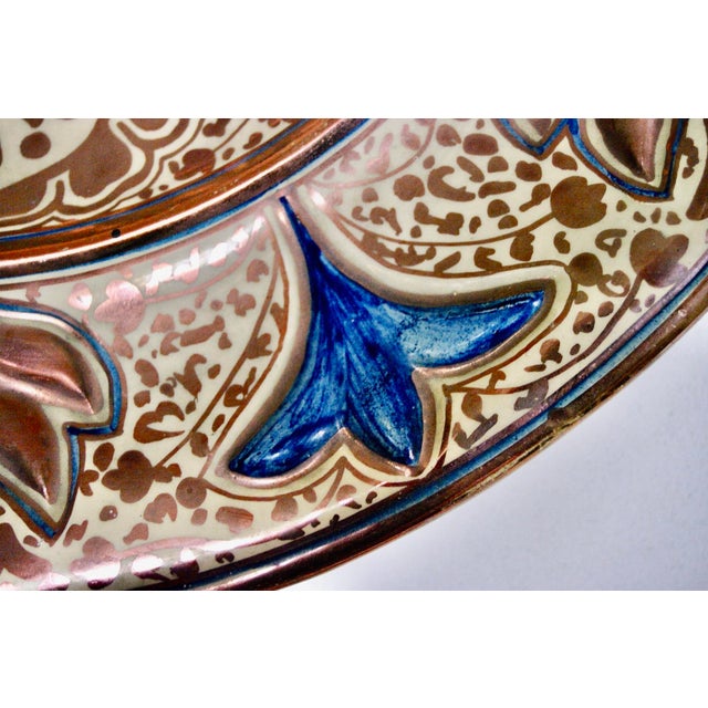 Black Large Presentation Platter with Chandelier, Seville, 16th Century For Sale - Image 8 of 10