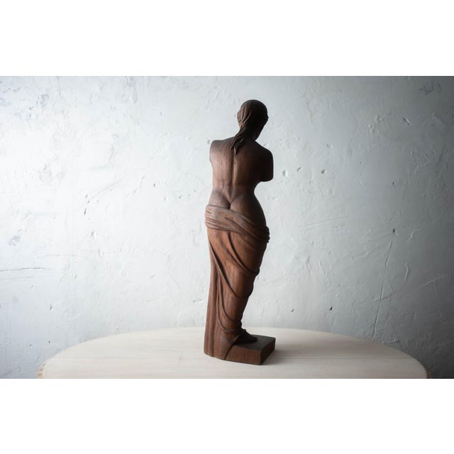 Grand Tour Carved Wood Venus, Mid 20th Century For Sale - Image 3 of 18