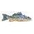 Six Foot Carved Wood Fish For Sale