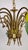 French Brass Pate De Verre Glass Five Light Chandelier, 1950s For Sale - Image 9 of 11