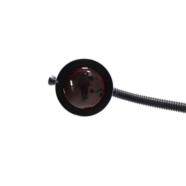 Chrome Wheel Base Mid-Century Modern Adjustable Four-Arm Lamp Heat Lamps For Sale - Image 6 of 8