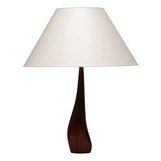 Teak Sculptural Table Lamp by Ernst Henriksen, Denmark, 1960s For Sale