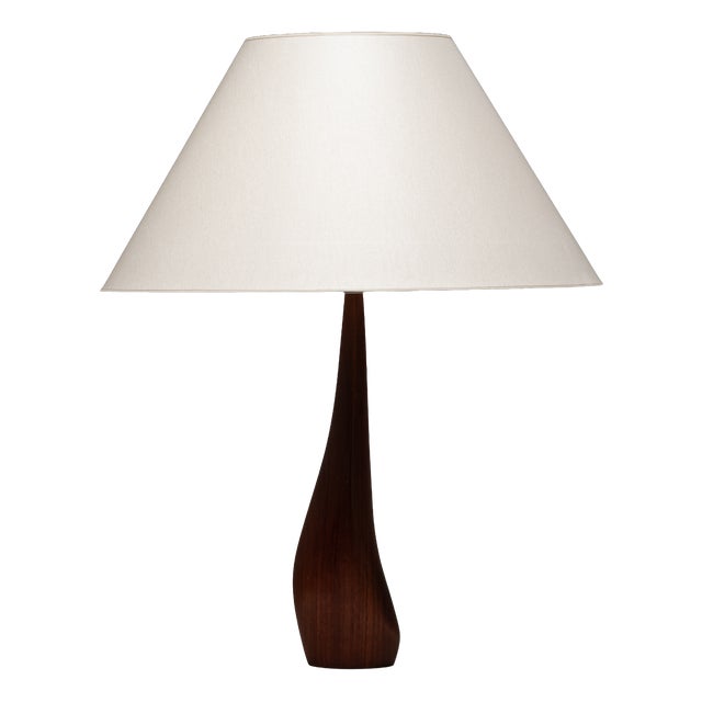 Teak Sculptural Table Lamp by Ernst Henriksen, Denmark, 1960s For Sale