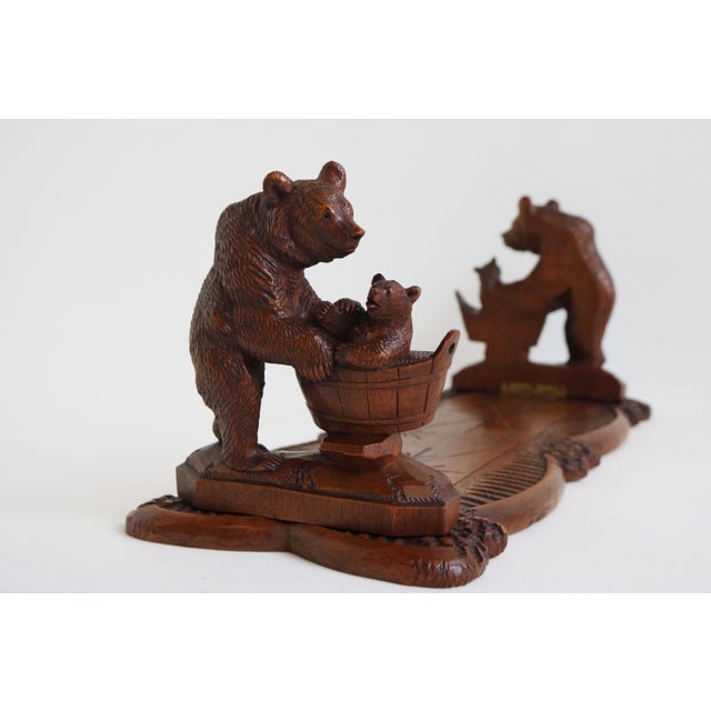 Antique Black Forest Swiss Bear Adjustable Bookshelf, 1880 For Sale - Image 12 of 12
