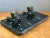 Black Vintage Brass Skull and Crossbones Inkwell For Sale - Image 8 of 12