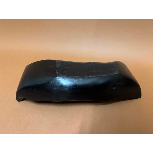 Black Wooden Fruit Basket in the style of Alexandre Noll, 1950 For Sale - Image 4 of 8