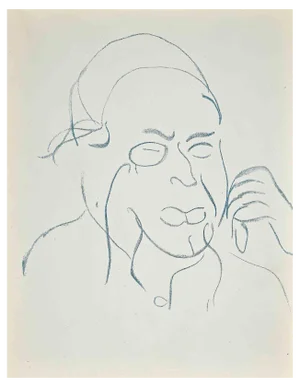 Raoul Dufy, Study for Self-Portrait, Original Lithograph, 1930s