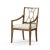 English Open Lattice Dining Armchairs- Set of 2 For Sale - Image 3 of 9