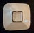 Mid-Century Modern Pair of Vintage Hand Painted Square Pottery Ashtrays With Bird Motif 5.75” Sq. For Sale - Image 3 of 7
