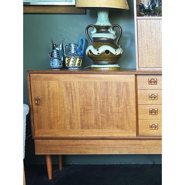 Mid-Century Modern Danish Teak Sideboard by Clausen & Son for Silkeborg Møbelfabrik, 1970s For Sale - Image 11 of 12