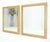 Pair of 35x43 Rectangle gold Gilt Frames Wall Mirrors Mint For Sale - Image 13 of 15