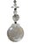 Mid 20th Century Elegant Italian Rock Crystal & Black Metal Chandelier. 20th Century. For Sale - Image 5 of 11