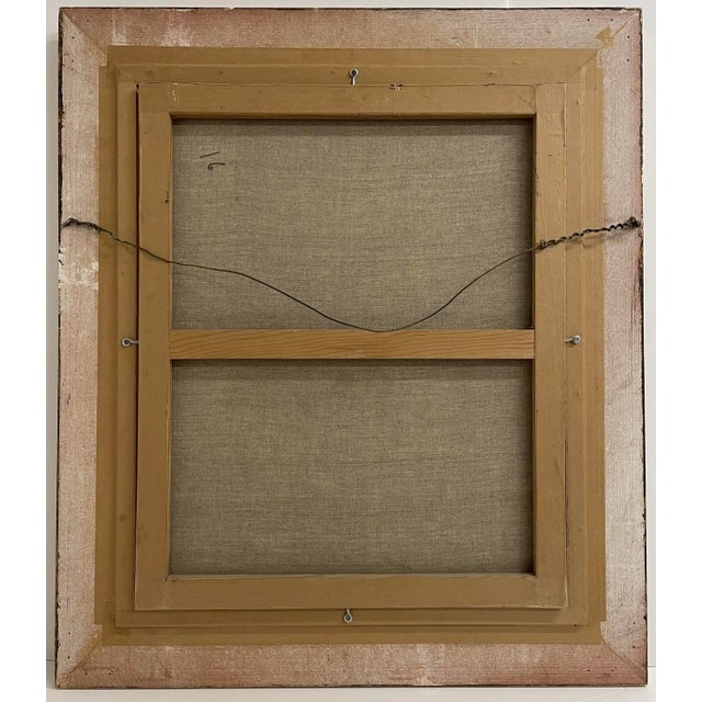 Émile François Jacques Compard, Abstract School of Paris Composition, 1950s, Oil on Canvas For Sale - Image 3 of 5
