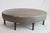 Jonas NY Upholsterer Oval Leather Ottoman or Table For Sale In New York - Image 6 of 12