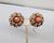 Vintage 1960s Signed Napier Goldtone Faux-Coral Clip Earrings-2 Pieces For Sale In Philadelphia - Image 6 of 7