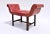 Antique Chippendale Window Benches, Mahogany & Leather, England, 1940s For Sale - Image 11 of 13