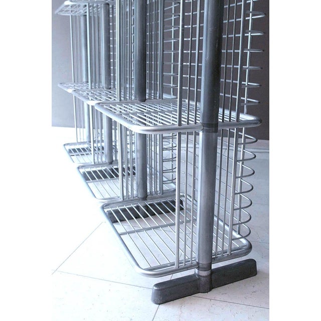 1940s Very Large French Art Deco Storage Shelves For Sale - Image 5 of 10