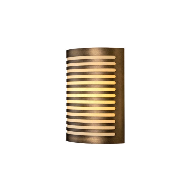 Italian Pollux Wall Light in Burnished Metal with Perforated Structure For Sale - Image 4 of 6