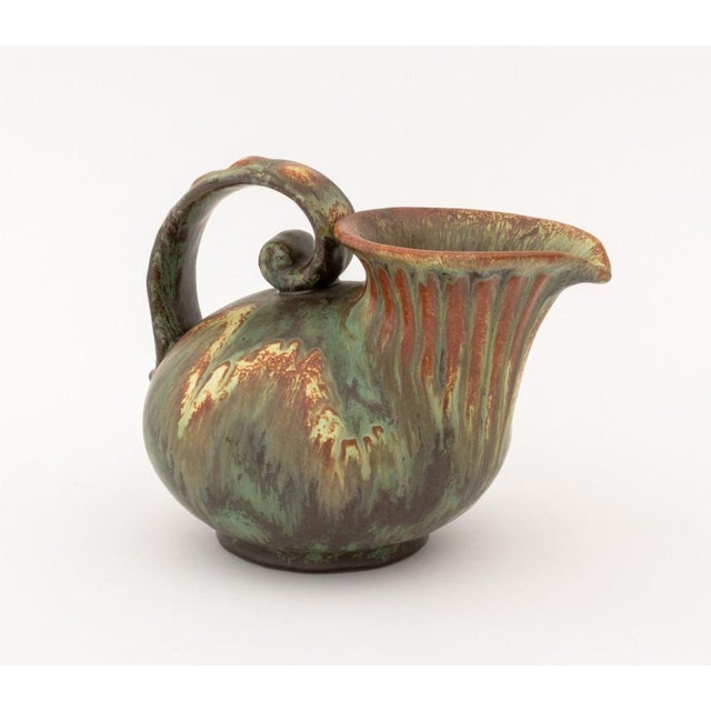Mid 20th Century Michael Andersen & Sons Glazed Pottery Pitcher For Sale - Image 5 of 11