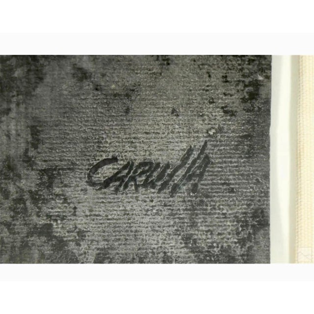 Ramon Carulla, Cuban Art Abstract Oil Painting Latin American Mixed Media Ramon Carulla For Sale - Image 4 of 9