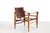 Wood Safari Chair in Oak and Leather by Aage Bruun, 1960s For Sale - Image 7 of 7