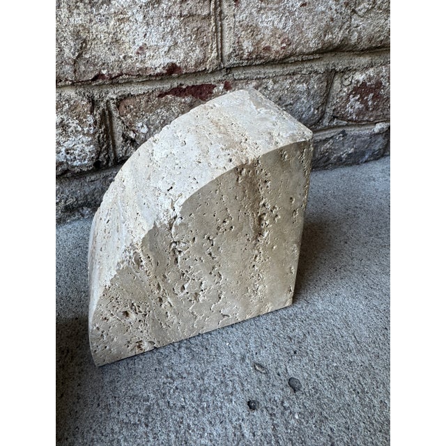 Pair of Vintage Travertine Bookends For Sale - Image 11 of 18
