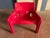 Red Model Vicario Chair by Vico Magistretti for Artemide, 1970s For Sale - Image 3 of 9