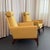 Yellow 1960s Sculptural Mid-Century Modern Adrian Pearsall Style High Back Lounge Chair Set For Sale - Image 8 of 15