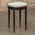 Antique French Louis XVI Round Mahogany End Table with Carrara Marble will make the perfect accompaniment to any seating...