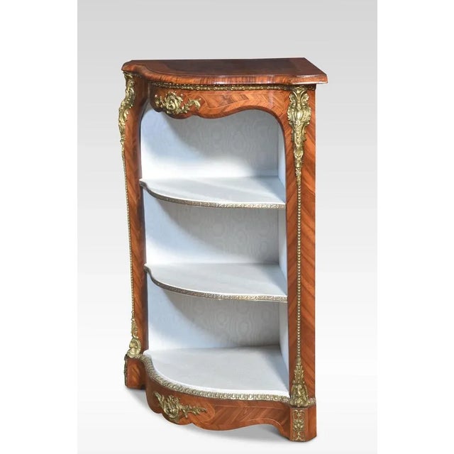 Kingwood Ormolu Mounted Corner Cupboard For Sale - Image 3 of 10