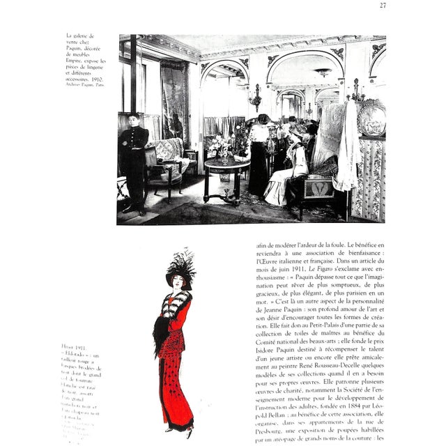 SIROP, Dominique [175] pp. Adam Biro 1989 12 1/2" x 9 3/4" In publisher's silk jacquard slipcase Jeanne Paquin (1869–1936)...