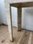 Bone Karl Springer Maitland Smith Style Tessellated and Brass Waterfall Console Table For Sale - Image 7 of 12