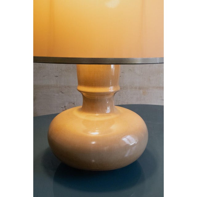 Glazed Ceramic Table Lamps, 1970s, Set of 2 For Sale - Image 4 of 6