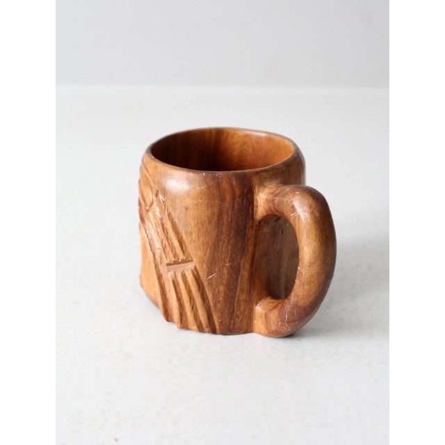 Vintage Monkey Pod Tiki Mug For Sale - Image 10 of 10