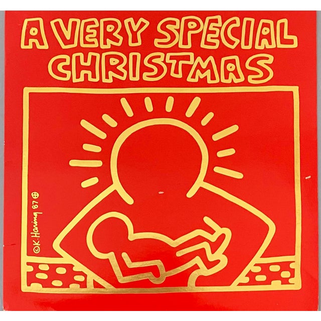 Illustration 1987 Keith Haring Record Art For Sale - Image 3 of 3