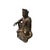 Vintage Chinese Golden Red Brown Lacquer Wood Bodhisattva Statue For Sale In San Francisco - Image 6 of 9