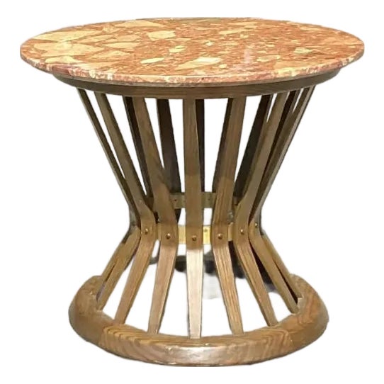 Vintage Edward Wormley for Dunbar Terrazzo Top Side Table For Sale