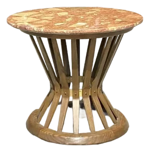 Vintage Edward Wormley for Dunbar Terrazzo Top Side Table