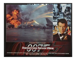 James Bond Tomorrow Never Dies Original Lobby Card, UK, 1997