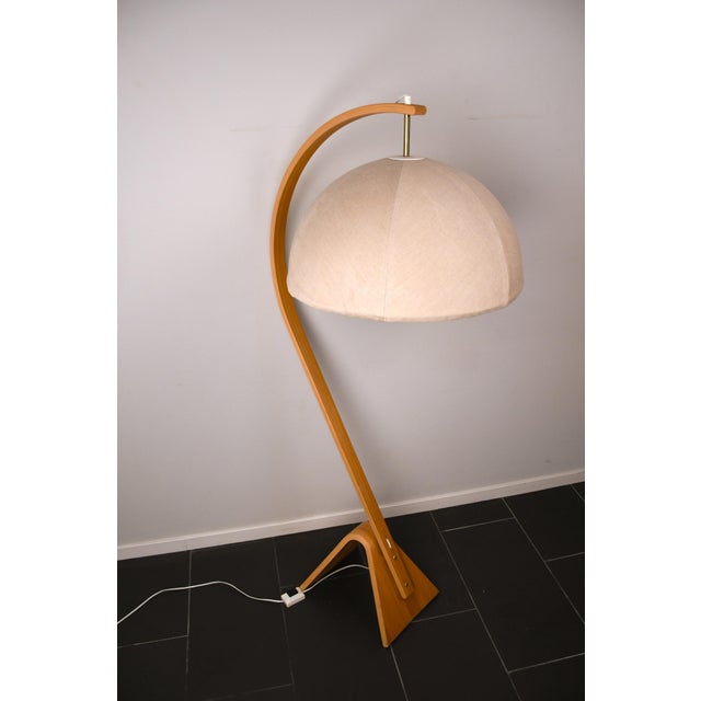 Norwegian Pine Floor Lamp from Ideas, 1980s For Sale - Image 4 of 12