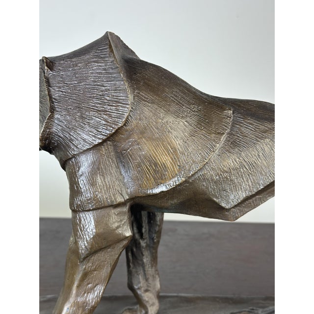 Tan Bronze Baboon in the style of Rembrandt Bugatti for Bubian, 2000s For Sale - Image 8 of 13