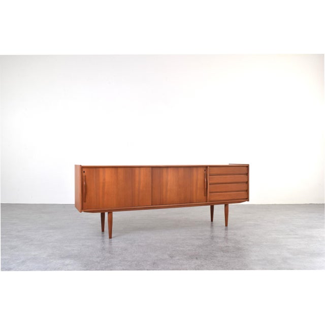 Mid-Century Danish Teak Sideboard, 1960s For Sale - Image 4 of 17