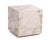 Mid Century Italian Carrara Marble Cube Side Table 1980s For Sale - Image 4 of 12