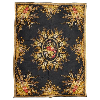 Antique French Tablecloth Tapestry For Sale